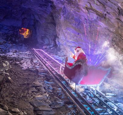 Santa's Secret Grotto at Honister Slate Mine