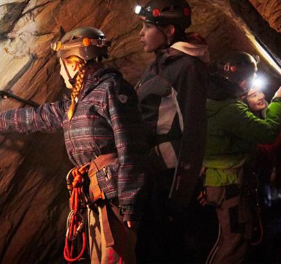 Mine tours at Honister Slate Mine