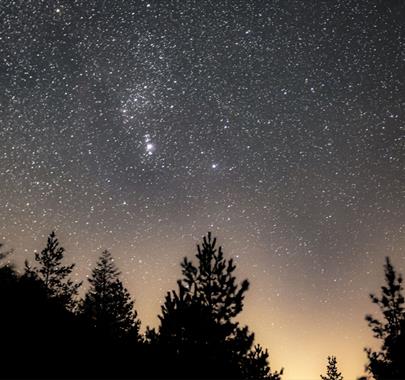 Stargazing at Alston Moor Golf Club near Alston, Cumbria