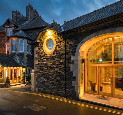 Exterior and Entrance at Applegarth Villa Hotel & Restaurant in Windermere, Lake District