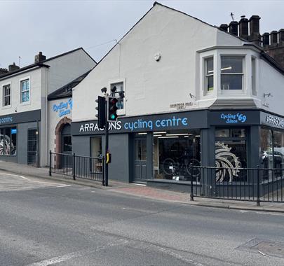 View from Outside of Arragon's Cycle Centre in Penrith, Cumbria