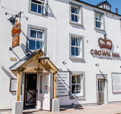 Exterior at The Crown Inn at Pooley Bridge in Ullswater, Lake District