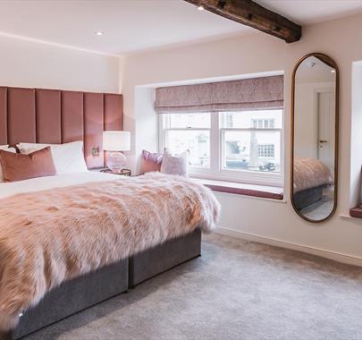 Superking Bedroom at Coffee & Stays at Cartmel Square in Cartmel, Cumbria