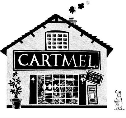Cartmel Village Shop Logo, Cartmel, Cumbria