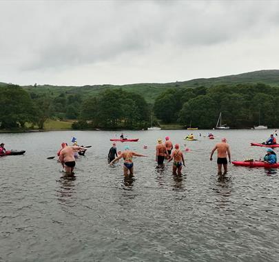BLDSA Coniston Swims in Coniston Water in the Lake District, Cumbria