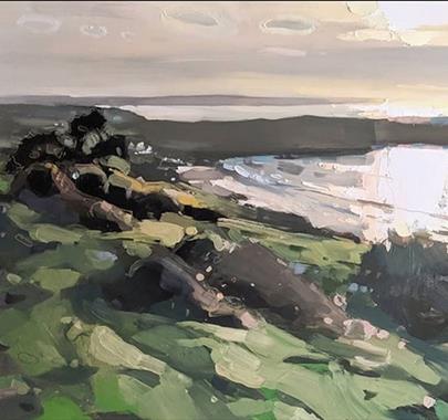 Contemporary Landscapes Painting in Oils ~ with Hester Berry at Quirky Workshops at Greystoke Craft Garden & Barns in Greystoke, Cumbria