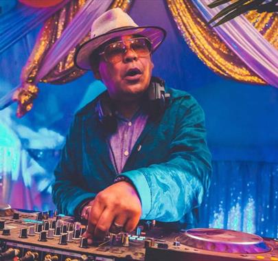 Photo of Craig Charles on the decks