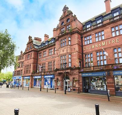 Exterior of Crown & Mitre Hotel in Carlisle, Cumbria