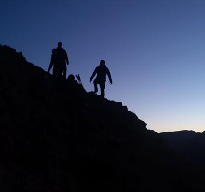 Dark Sky Mountain Walk with Path to Adventure