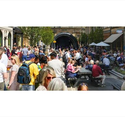 Devonshire Street Party in Carlisle, Cumbria