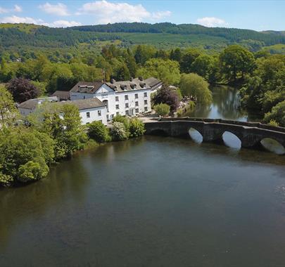 View of River Leven at The Swan Hotel & Spa in Newby Bridge, Lake District