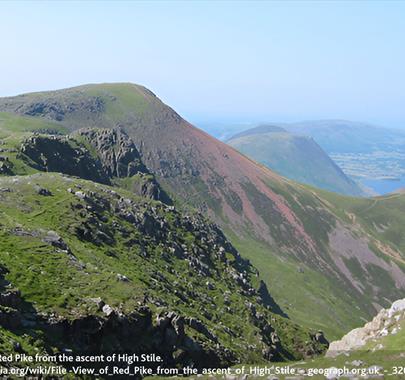 View of Red Pike from the ascent of High Stile. Photo: Espresso Addict.