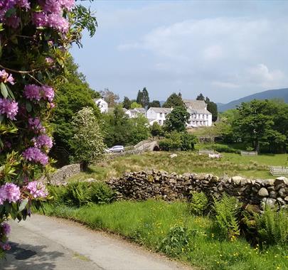 Exterior and Drive at Kirkstile Inn in Loweswater, Lake District