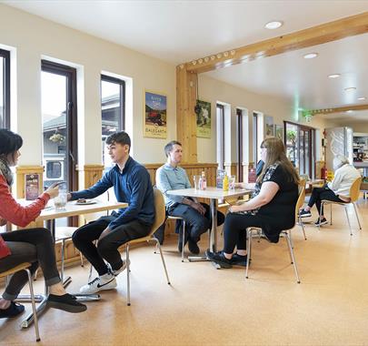 Interior Seating at Fellbites Cafe at Ravenglass & Eskdale Railway