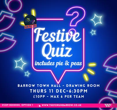 Festive Quiz + Pie and Peas