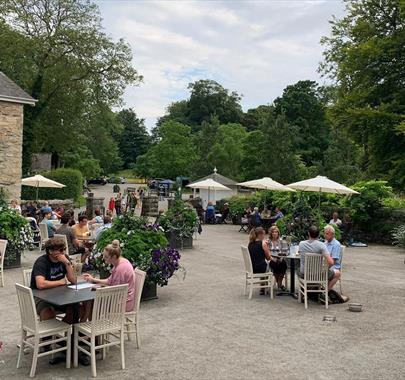 The Courtyard Cafe at Holker Hall and Gardens near Grange-over-Sands, Cumbria