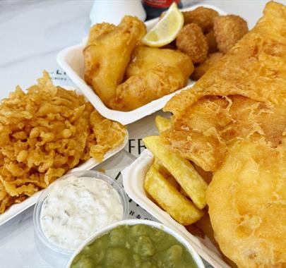 Fish & Chips from Frasers Fish & Chip Shop in Egremont, Cumbria