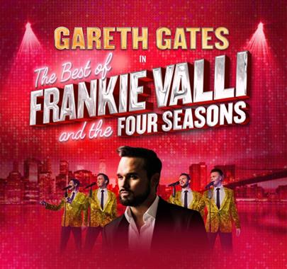 Poster for Gareth Gates starring in The Best of Franki Valli and the Four Seasons at The Forum in Barrow-in-Furness, Cumbria