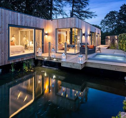 Spa Suite Exterior at The Gilpin Hotel & Lake House in Windermere, Lake District