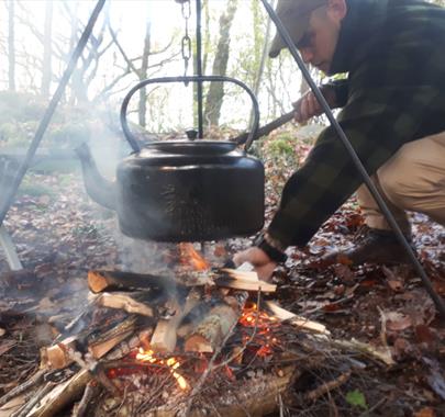 Bushcraft and Survival with Green Man Survival in the Lake District, Cumbria