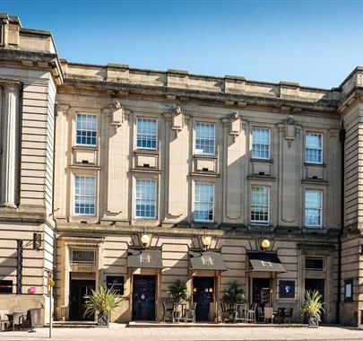 Exterior of The Halston Aparthotel in Carlisle, Cumbria