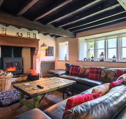 Lounge in Carhullan Cottage from Herdwick Cottages in the Lake District, Cumbria