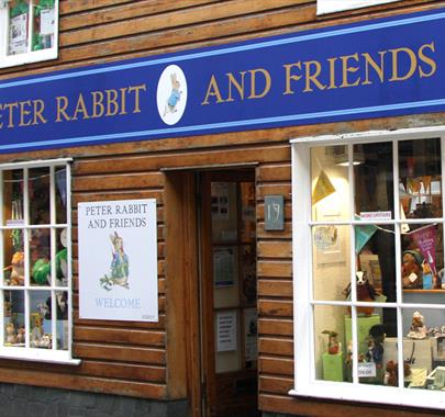 Peter Rabbit & Friends Storefront in Keswick, Lake District