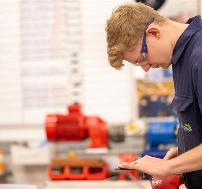 Student at Lakes College in Workington, Cumbria