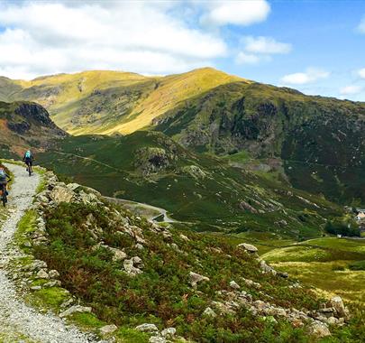 Lakes Epic Mountain Bike Tour from Saddle Skedaddle