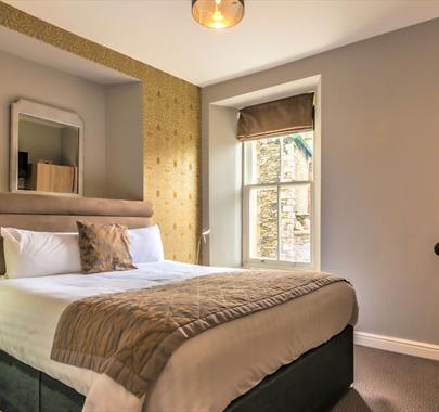 Double Bedroom at The Lamplighter Rooms in Windermere, Lake District