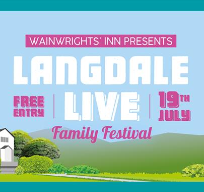Langdale Live family festival poster