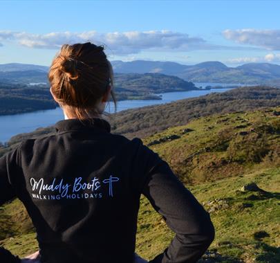 View from Gummers How with Muddy Boots Walking Holidays in the Lake District, Cumbria