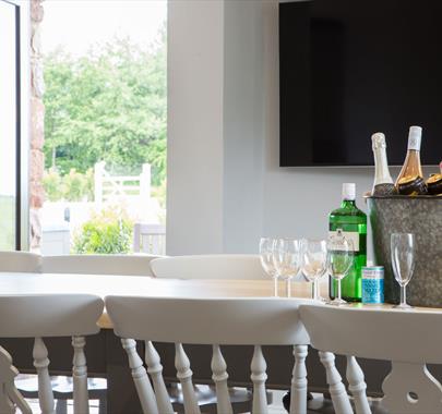 Dining Area at Monkhouse Hill Cottages near Caldbeck, Cumbria