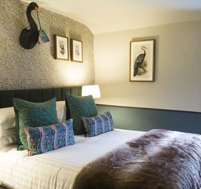 Cottage Bedroom at The Masons Arms in Cartmel Fell, Lake District