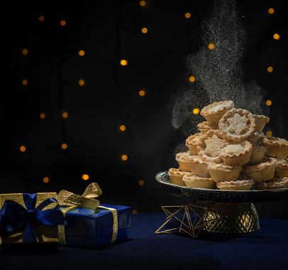Mince Pies and Gifts for the Christmas Decoration Workshop at North Lakes Hotel & Spa in Penrith, Cumbria