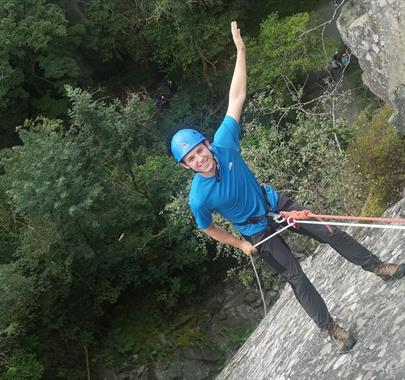 Abseiling with Mountain Journeys in the Lake District, Cumbria