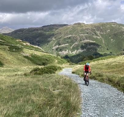 Visitor Gravel Biking with Mountain Journeys in the Lake District, Cumbria
