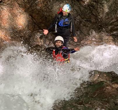 Gorge Scrambling with Mountain Journeys in the Lake District, Cumbria