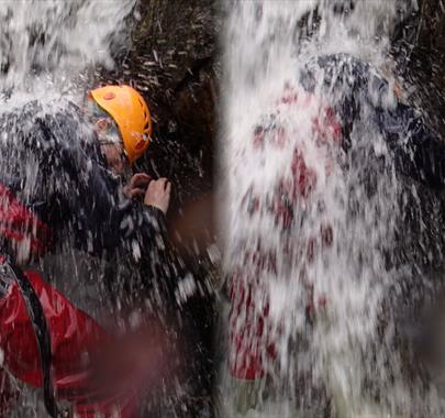 Ghyll Scrambling with Adventure Vertical in Cumbria