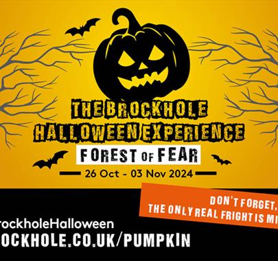 Poster for The Brockhole Halloween Experience: Forest of Fear at Brockhole-on-Windermere, Lake District