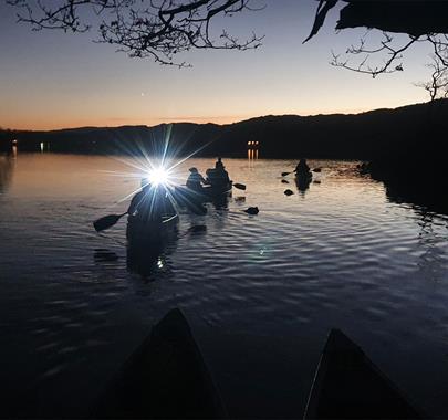 Visitors Dark Sky Canoeing & Star Gazing with Path to Adventure in the Lake District, Cumbria