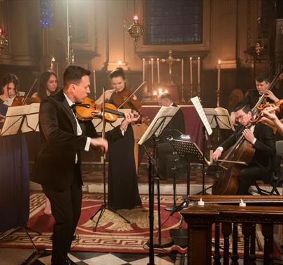 Orchestra performing at Carlisle Cathedral