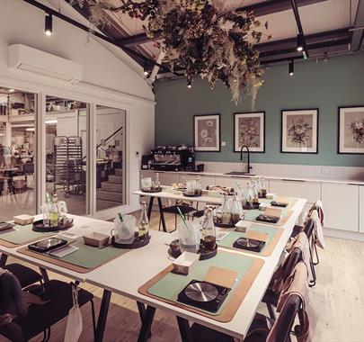 Workshop Room at Candle Masterclass Experience at Pure Lakes in Far Sawrey, Lake District