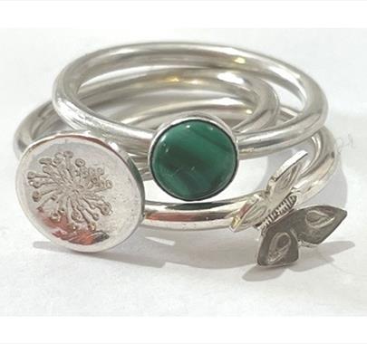 Sterling Silver Jewellery from a Workshop at Quirky Workshops in Greystoke, Cumbria