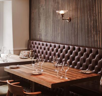 Dining Table at Royal Oak Hotel in Rosthwaite, Lake District