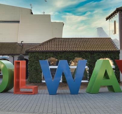 Signage at Solway Holiday Park in Silloth, Cumbria