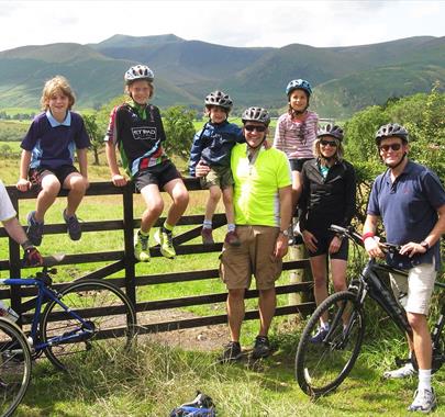 Guided Family Bike Skills with Saddle Skedaddle in the Lake District, Cumbria