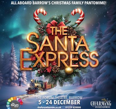 Poster for Santa Express! at The Forum in Barrow-in-Furness, Cumbria