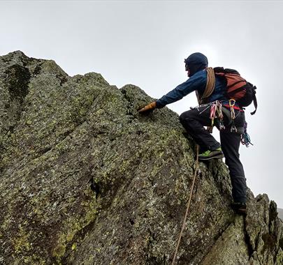 Scrambling with More Than Mountains near Coniston, Lake District