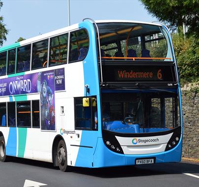 Stagecoach number 6 service between Barrow-in-Furness and Bowness-on-Windermere. Photo: Lee Wardle.